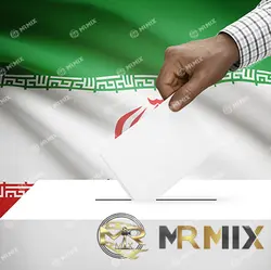 عکس استوک انتخابات صندوق رای با پرچم ایران