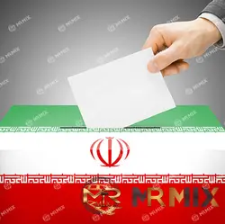 عکس استوک صندوق رای دهنده با پرچم ایران،انتخابات
