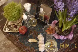 عکس هفت سین ایرانی هفت نماد برای سال جدید (نوروز)