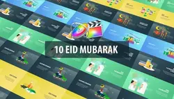 دانلود کاراکتر موشن گرافیک عید مبارک مخصوص فاینال کات پرو