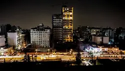 دانلود استوک فوتیج آماده : تایم لپس خیابان در شب (تهران)