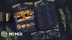 دانلود فایل لایه باز : منو کارت ویزیت رستوران و کافی شاپ