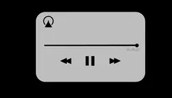 دانلود فوتیج موشن گرافیک : موزیک پلیر Simple Music Player