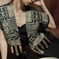 جلیقه تزئین شده با هنرهای دستی - استودیو طراحی لباس مرنو