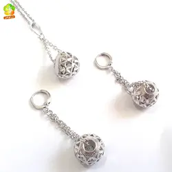 نیم ست توپی استیل نقره ای ضد حساسیت