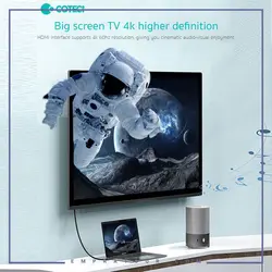 کابل HDMI 4K کوتسی 3 متر Coteci Hdmi 2.0 Dual Port 87103