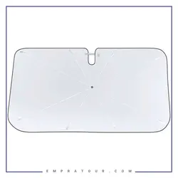 چتر آفتاب گیر شیشه جلو خودرو دو لایه بیسوس Umbrella Pro Doubled-Layered Windshield Sun Sha Big Baseus CoolRide C20656100111 | امپراطور | فروش لوازم جانبی موبایل و گجت