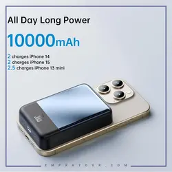 پاوربانک وایرلس مگنتی 30 وات 10000 مک دودو Mcdodo Good Touch Magnetic Wireless Power Bank MC-593