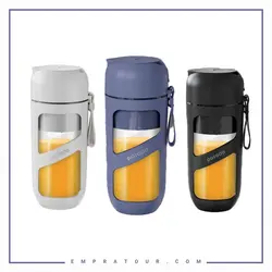 آبمیوه گیری و مخلوط کن اسموتی قابل حمل وکیوم Porodo Vacuum Fresh Portable Juicer &amp; Smoothie Blender PD-P55JV