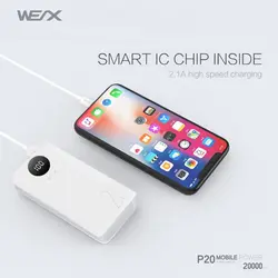 پاوربانک وکس WEX P20 Power Bank 20000mAh