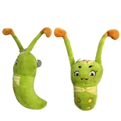 آویز پولیشی عروسک کرم ابریشم 20 سانتی خارجی