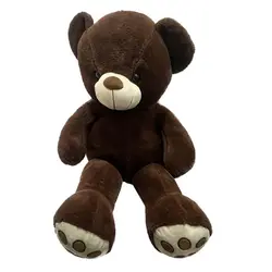 عروسک پولیشی خرس قهوه ای 85 سانتی خارجی