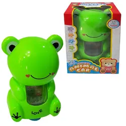 اسباب بازی قورباغه موزیکال چراغ دار متحرک کد 6611