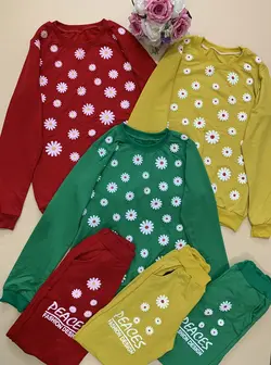 ست بلوزشلوارگل گلی_کد۵۸۴