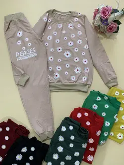 ست بلوزشلوارگل گلی_کد۵۸۴