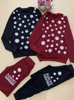 ست بلوزشلوارگل گلی_کد۵۸۴