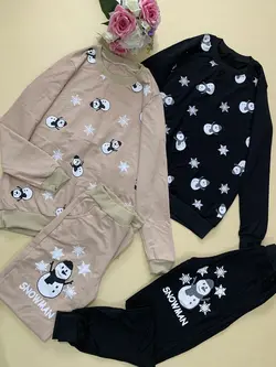 ست بلوزشلوارآدم‌برفی_کد۵۸۵