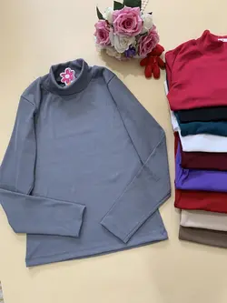 بلوزآستین بلند یقه ایستاده_کد۵۸۷