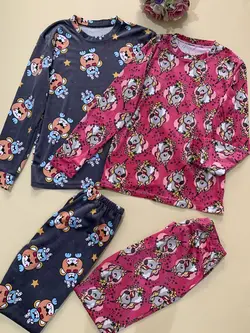 ست بلیز شلوارمخمل فانتزی_کد۶۱۵