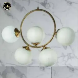 لوستر تک گرد ( ل ) - فروشگاه لوستر مون