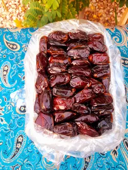 خرما کبکاب ظرف کریستال 1200 گرمی