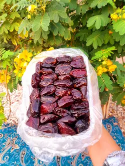خرما کبکاب ظرف کریستال 1200 گرمی