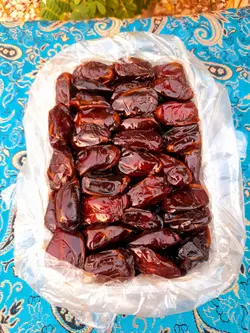 خرما کبکاب ظرف کریستال 1200 گرمی