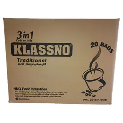 کافی میکس کلاسنو ۳ در ۱ تردیشنال عمده کارتن ۲۰ بسته ۲۰ عددی