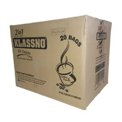 کافی میکس کلاسنو ۲ در ۱ رژیمی عمده کارتن ۲۰ بسته ۲۰ عددی