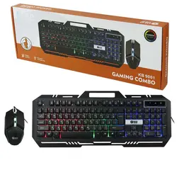 کیبورد و موس گیمینگ GOLD OSCAR مدل KB9001