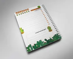دفترچه پلنر فانتزی طرح کاکتوس