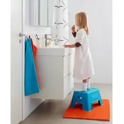 چهارپایه حمام ایکیا مدل BOLMEN