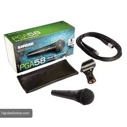 میکروفن با کیفیت شور مدل SHURE PGA 58XLR | تجربه آنلاین | تجربه ای نو در موسیقی |انواع محصولات موسیقی