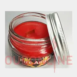 شمع معطر شیشه ای  درب فلزی پارامیس مدل فایر آنجل ( ملک آتش )