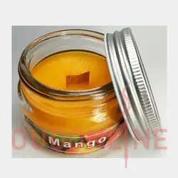 شمع معطر شیشه ای  درب فلزی پارامیس مدل منگو  ( انبه )