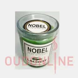 شمع معطر شیشه ای  شاتی ( لیوانی ) نوبل مدل لاکوست ( لاگوست )