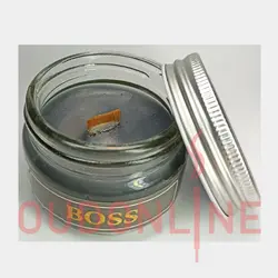 شمع معطر شیشه ای  درب فلزی پارامیس مدل باس ( رئیس )