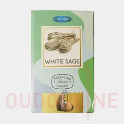عود خوشبو کننده آبشاری اولاس ullas مدل وایت سیج ( مریم گلی ) White Sage