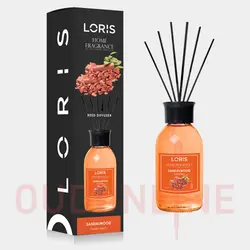 خوشبو کننده هوا لوریس Loris مدل صندل وود ( چوب صندل ) Sandal Wood حجم 100 میلی لیتر