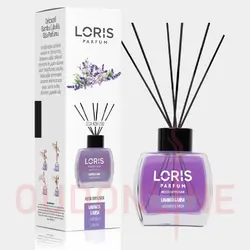 خوشبو کننده هوا لوریس Loris مدل لوندر و ماسک ( اسطوخدوس و مشک ) Lavender &amp; Musk حجم 120 میلی لیتر