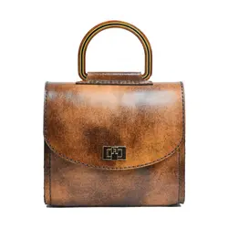 کیف زنانه چرم طبیعی دست دوز بلوط - خانه چرم نیاوران