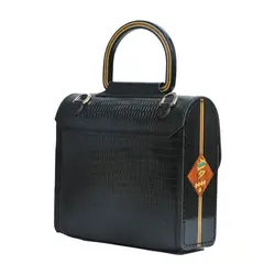 کیف زنانه چرم طبیعی دست دوز بلوط - خانه چرم نیاوران