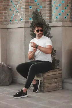 عینک چوبی طرح مهران کیاناوود