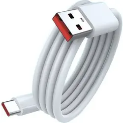 کابل شارژ شیائومی تایپ سی(USB-C) 6 آمپر فست شارژ طول 1 متر