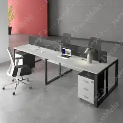 میز کار گروهی 4 نفره 3 کشو - دکومهر