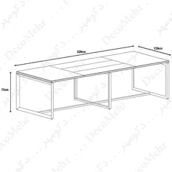 میز کنفرانس CF408 - دکومهر