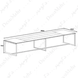 میز کنفرانس CF412 - دکومهر