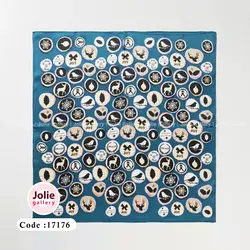 روسری ابریشم کد 17176