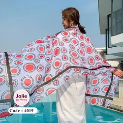 شال نخی توپ توپی در 4 رنگ