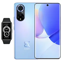 گوشی موبایل هوآوی مدل Nova 9 NAM-LX9 دو سیم کارت ظرفیت 128گیگابایت و 8 گیگابایت رم به همراه هدیه دستبند هوشمند هوآوی مدل Band 6